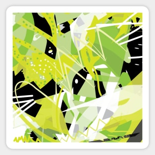 Zig Zag Limes Sticker